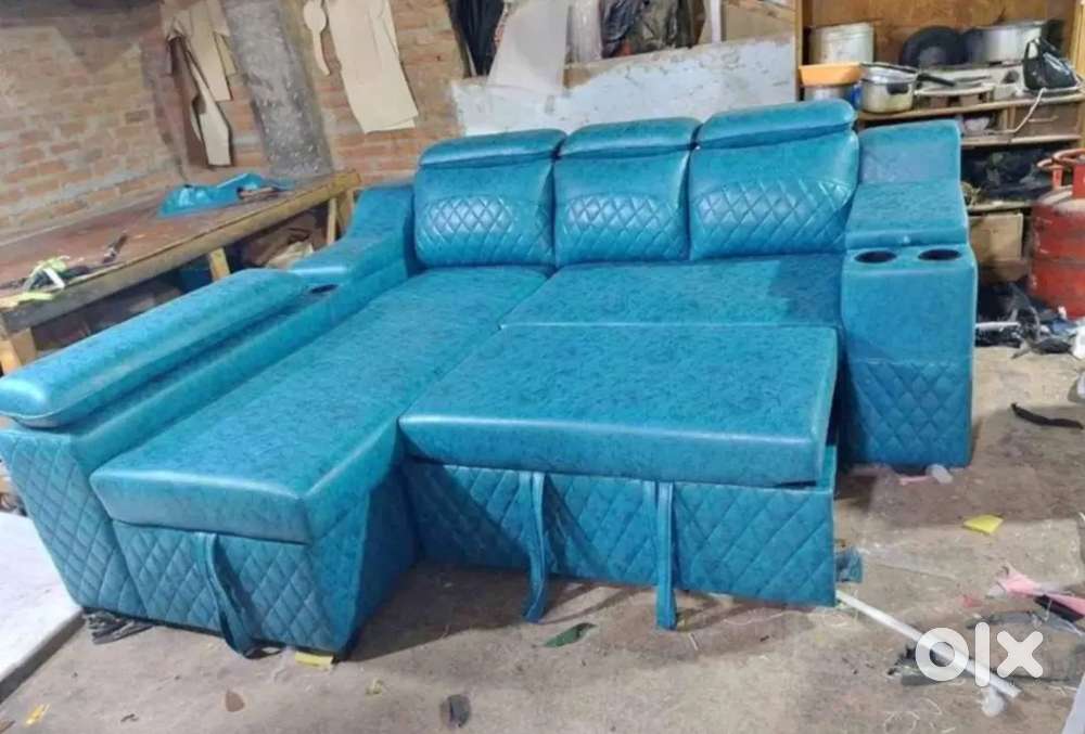 Sofa cumbed with storage lounger in affordable price