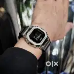 Branded G SHOK CASIO SILVER WATCH
