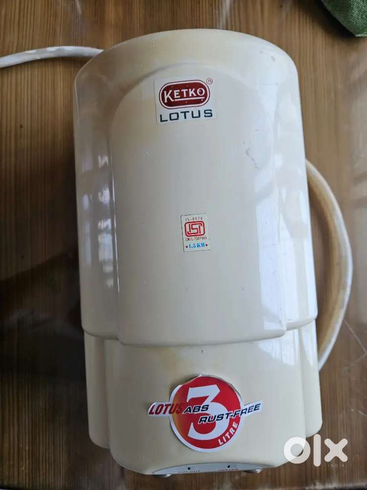 Ketko lotus 3L 1.5 KW Geyser / Water Heater