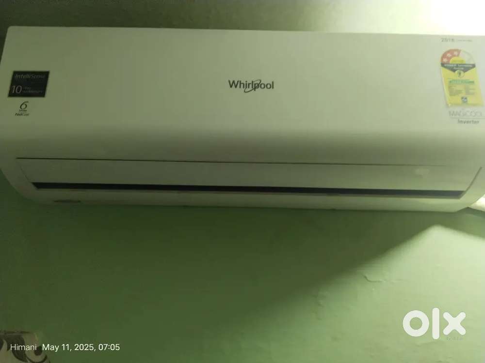 Whirlpool 1.5 ton ac new condition hain
