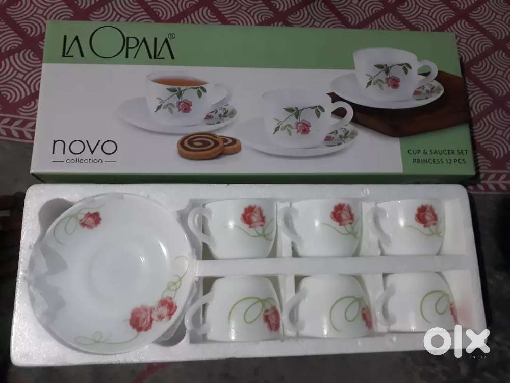 Full New LaOPala NoVo Cup and Saucer Set of 12pcs you can gift or use