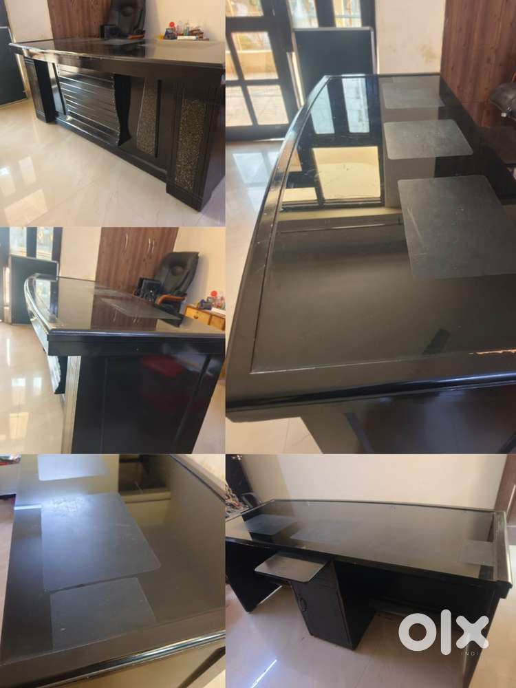 Office table with big boss chair