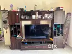 Tv stand and sofa - Discount royal oak