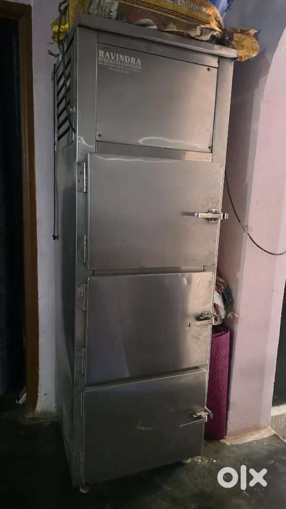 3 door Steel refrigerator
