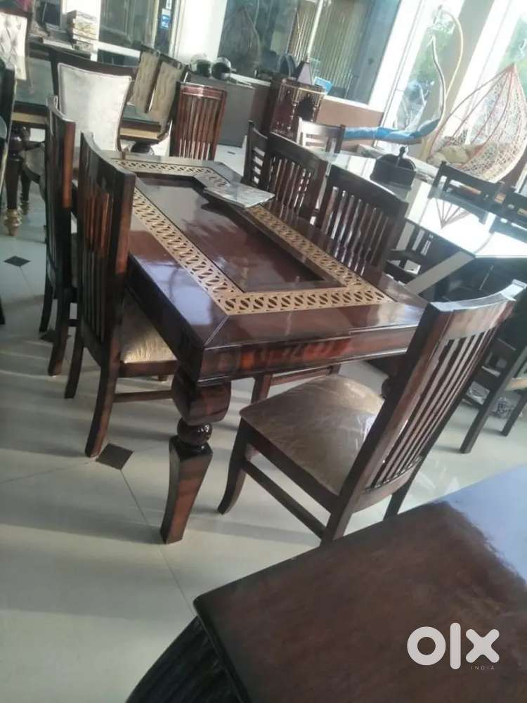 6 CHAIRS DINING TABLE AVAILABLE IN STARF FURNITURE