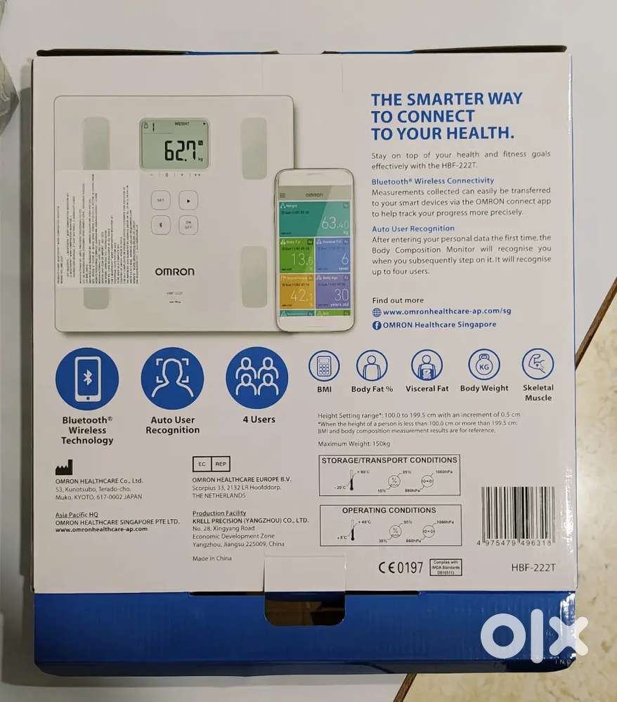 Weighing machine Omron HBF222T