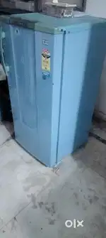 Blue colour single door fridge proper working condition LG company