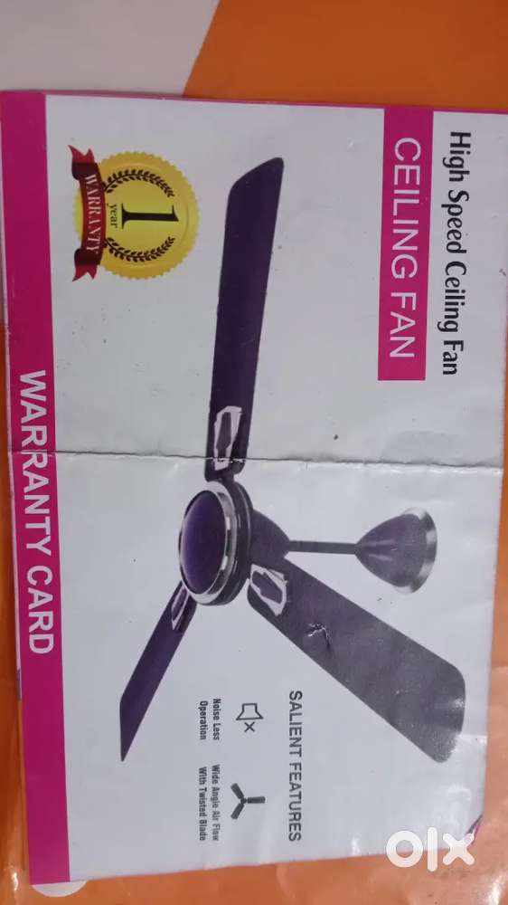 Ceiling Fan  – Good Condition – Budget Price (SEC Brand)