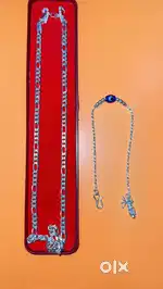 New Silver chain and bracelet