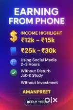 Online work with phone