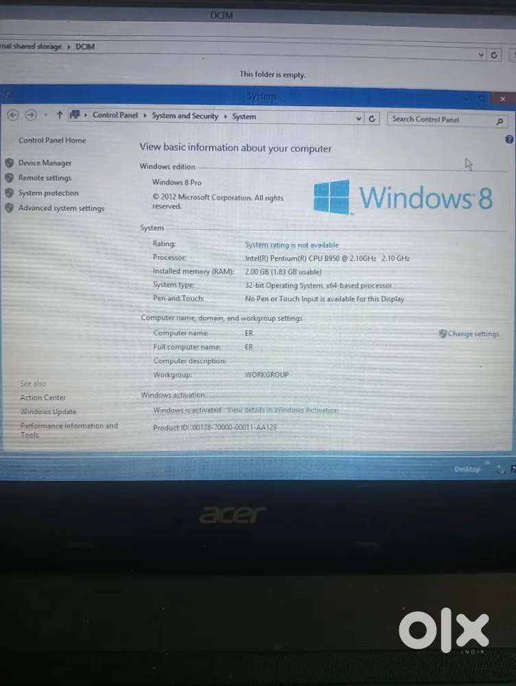 Acer laptop