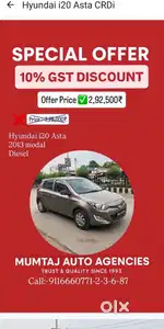 Hyundai i20 Diesel Asta, 2013, Diesel