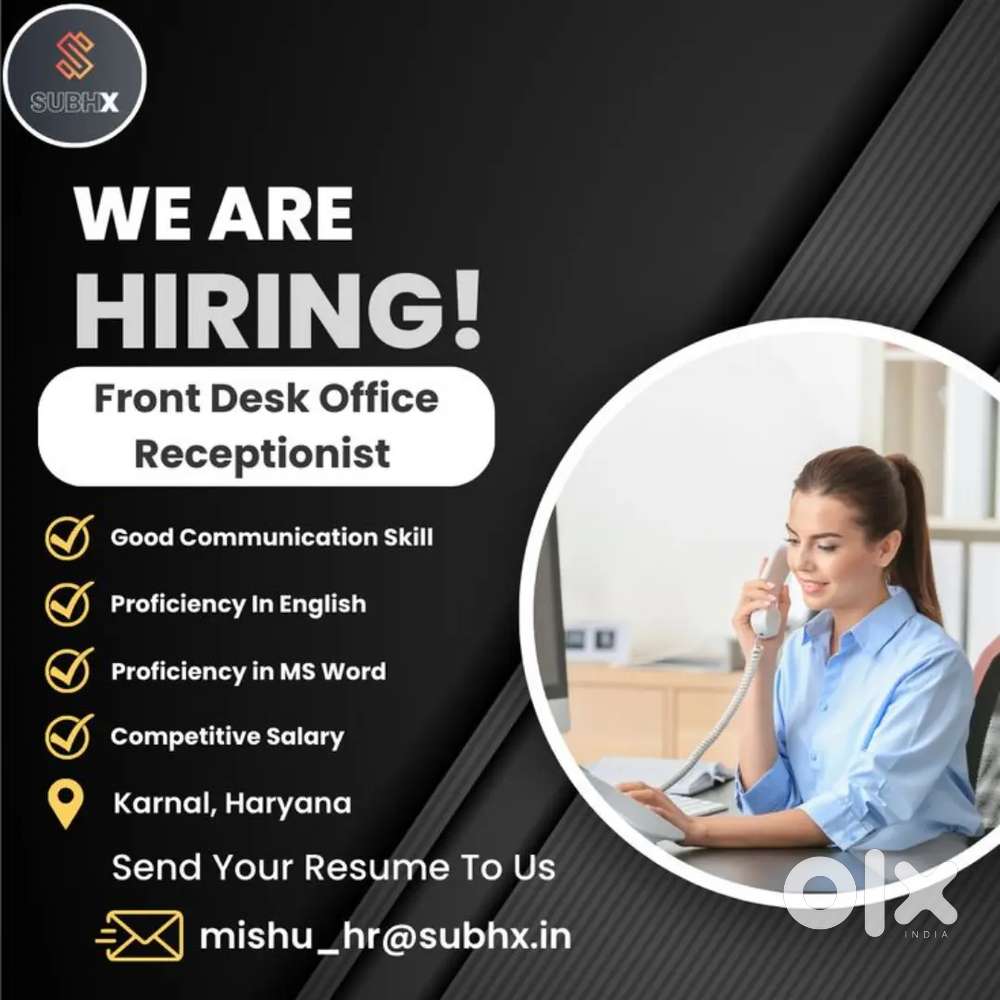 Receptionist Job (only female)