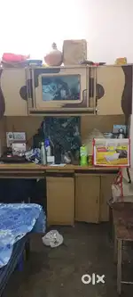 Big computer table and tv trolley and roking chair