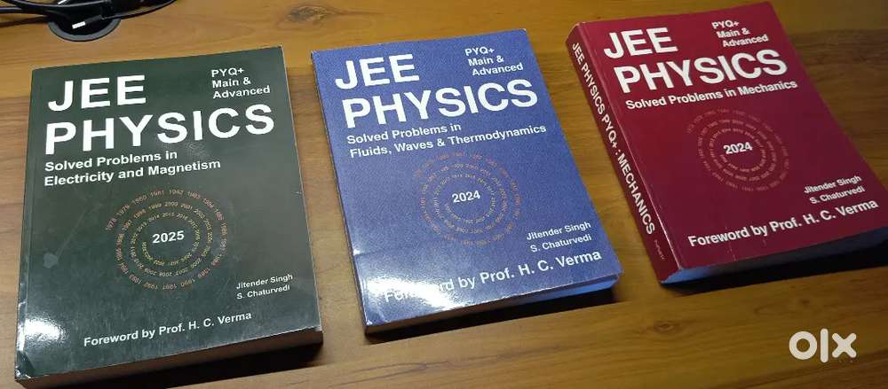 JEE Physics PYQ+ by HC Verma and Jitender Singh (Set of 3)