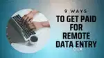 DATA ENTRY