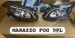 Mahindra marazzo led fog lights with drl