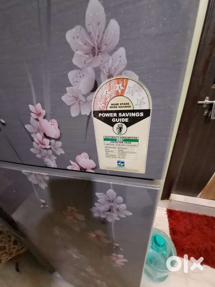 Fridge godrej double door 311 liters for sale