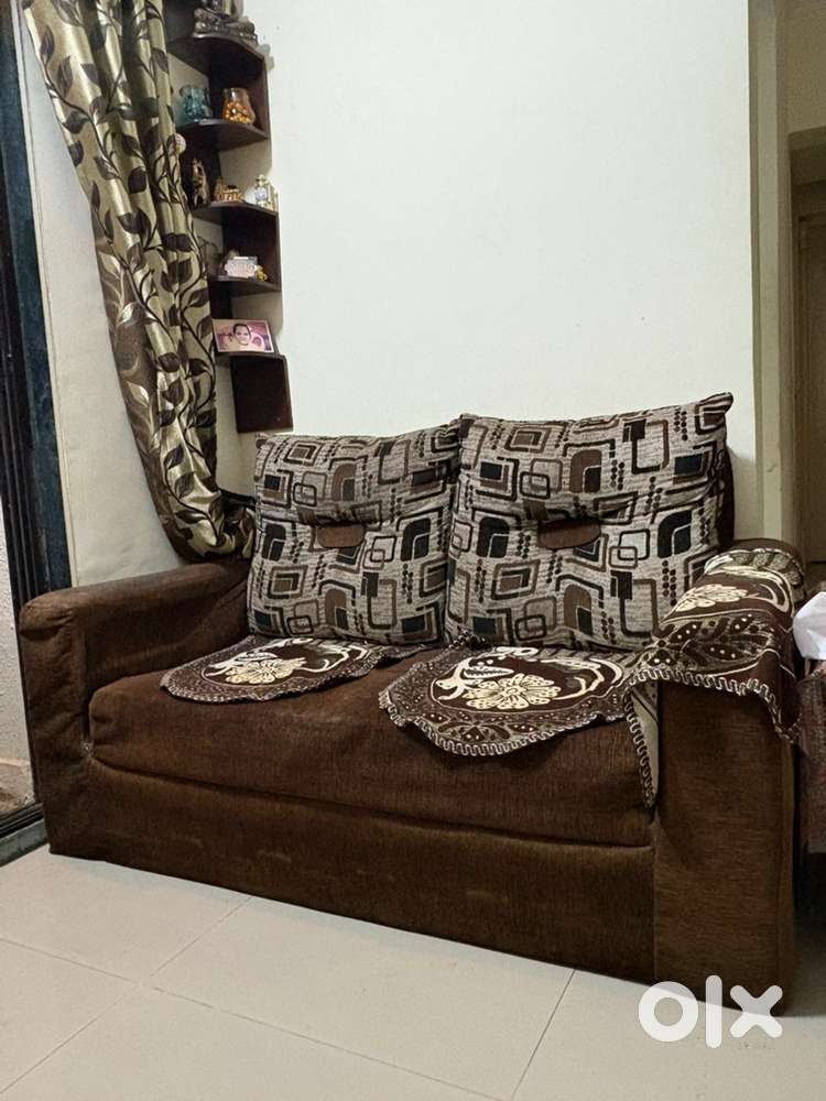 Three plus two seater sofa cum bed