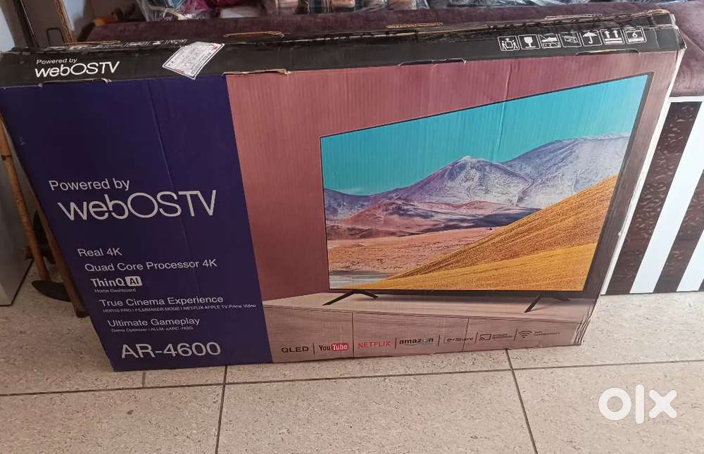 45 Web OS OLED Tv With Voice Control 2 Year Replacement Guarantee Bill