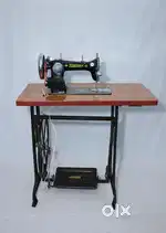 Home sewing machine with stand and motor set