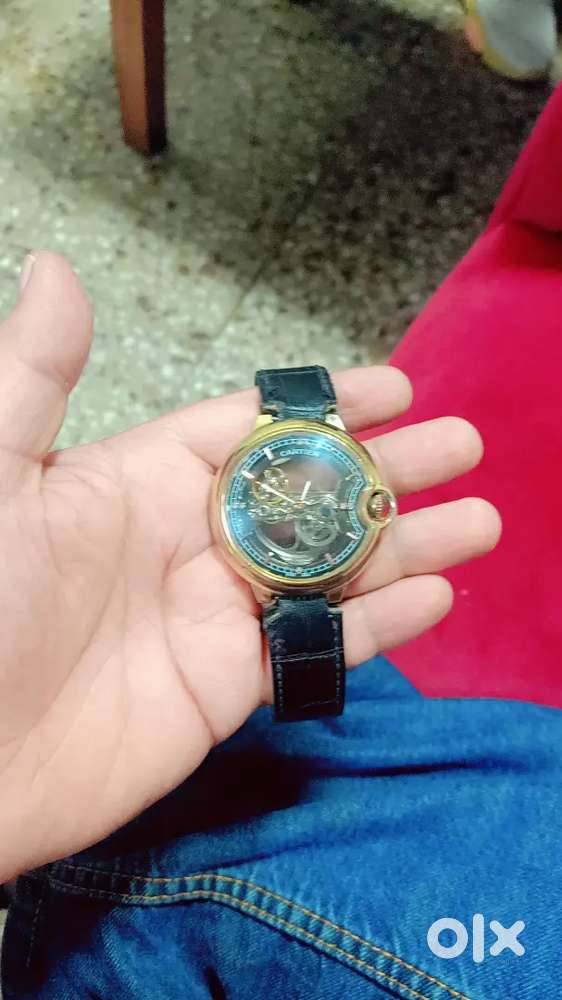 Automatic premium skeleton watch fully transparent