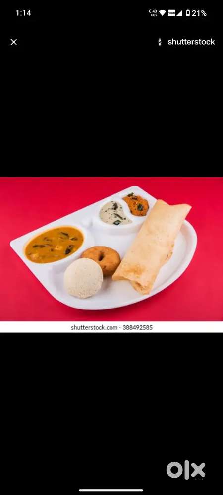 South Indian dish dosa idli all work sab kar sakhe