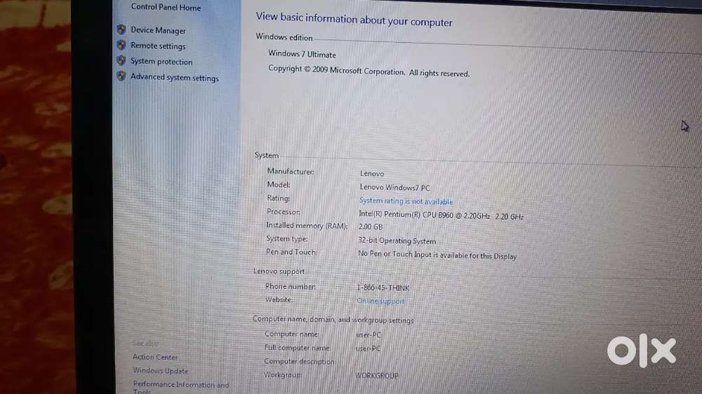 Lenovo windows 7