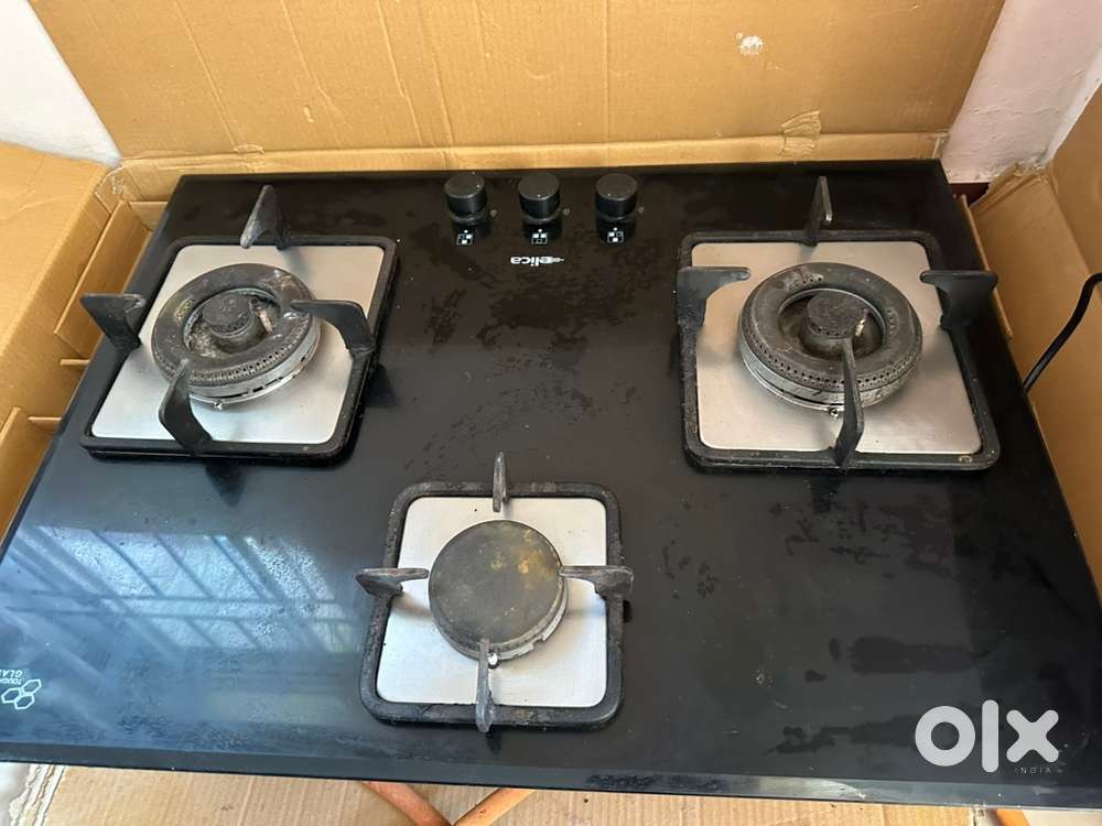Elica gas stove 3 burner
