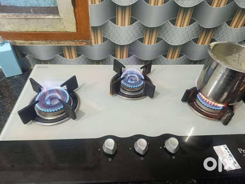 Prestige 3 burner gas hob stove