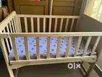Crib with bed