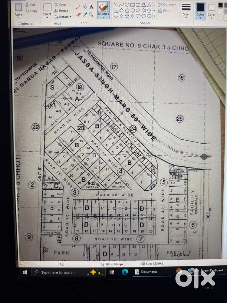 Patta registery Plot for sale