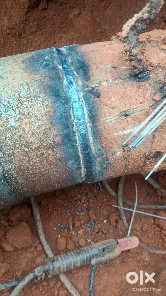 Welder for underground ms pipe