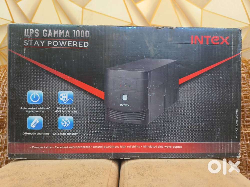 Intex Gamma 1000 UPS – 1000VA / 600W  Working Condition  Used