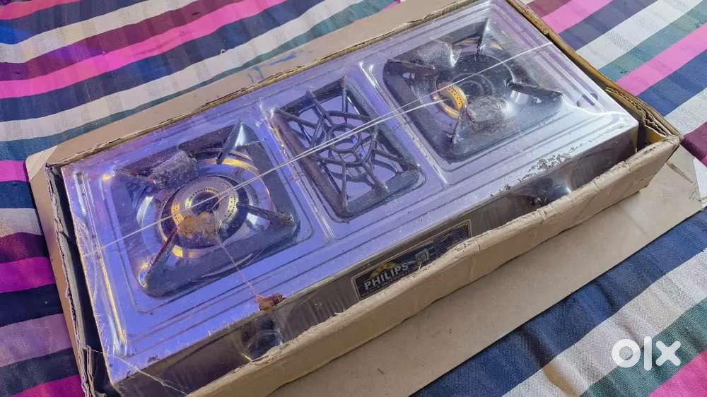 Philips Gas stove 2 burner.      फिलिप्स का 2 burner वाला चूल्हा