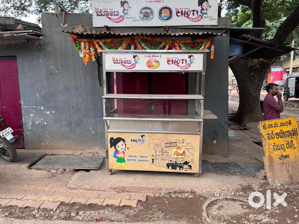 Steel hotel counters urgent sell 6*3 for only @55000/-
