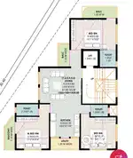 1 Floor 1 Flat 3BHK Antique Flats
