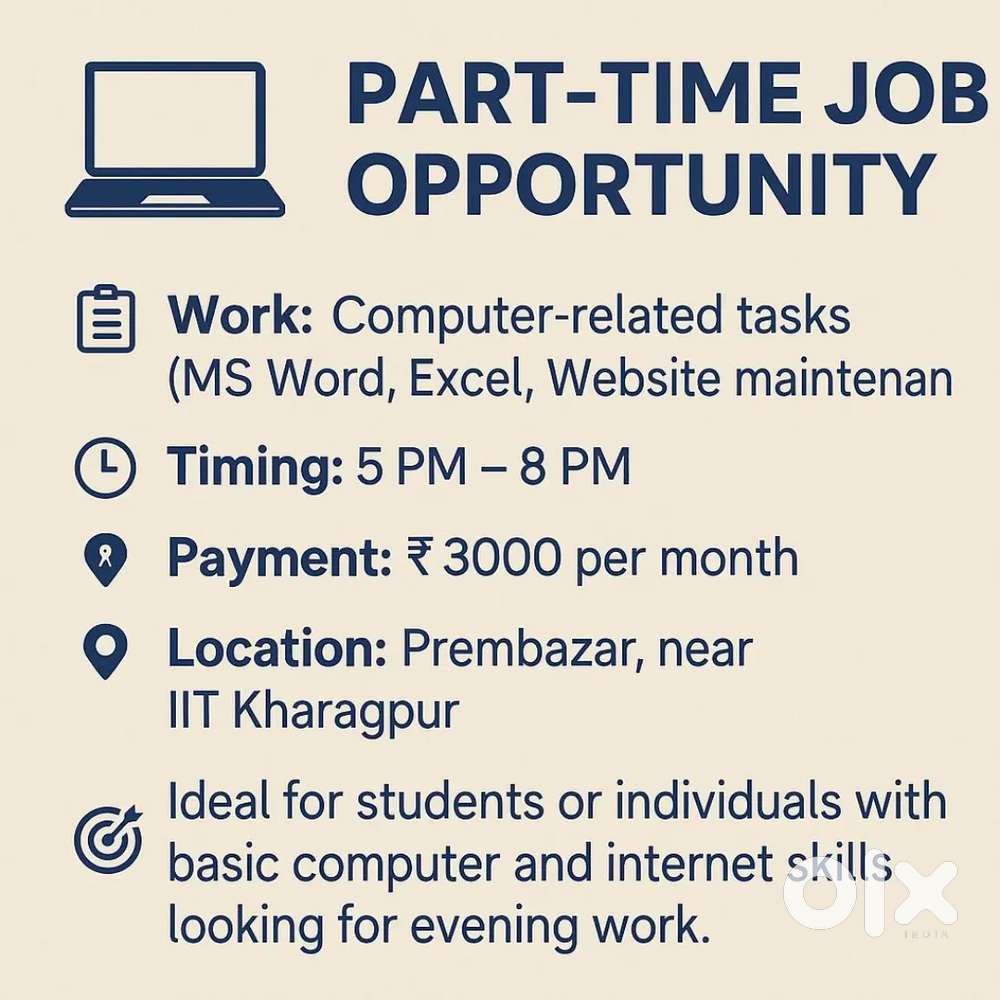 Part time Ms office website maintainance related work