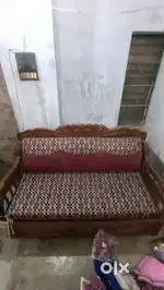Premium Pure Teak Wood / Shagun Sofa Cum Bed – 5ft x 6ft