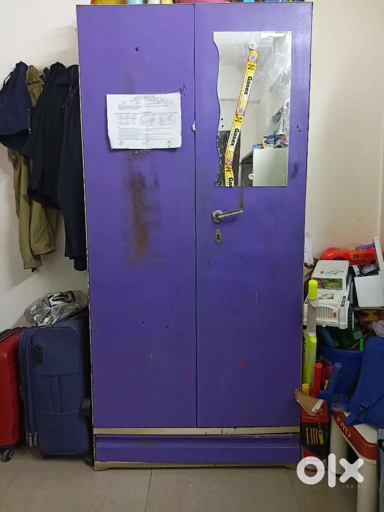 Godrej Double Door and Bed With Mattress