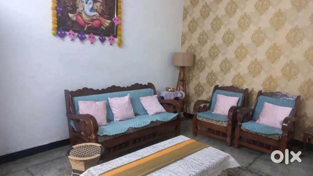 Wooden sofa