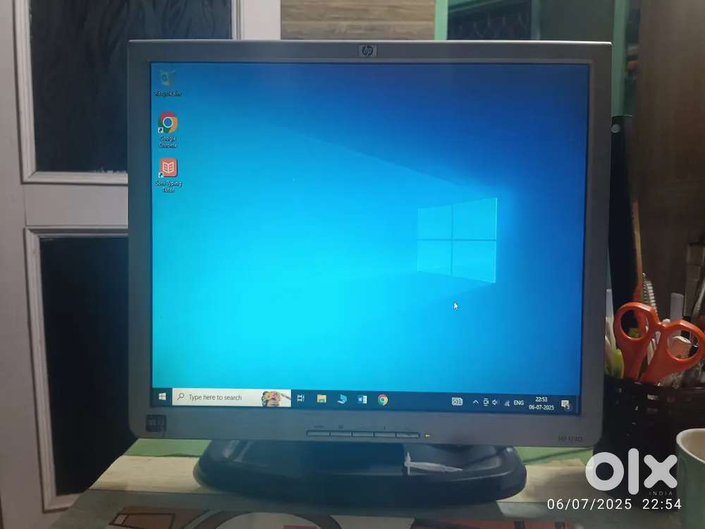 Hp monitor in good working condition with CPU(no hard disk)