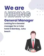 General Manager  for 4 star Hotel in Mumbai