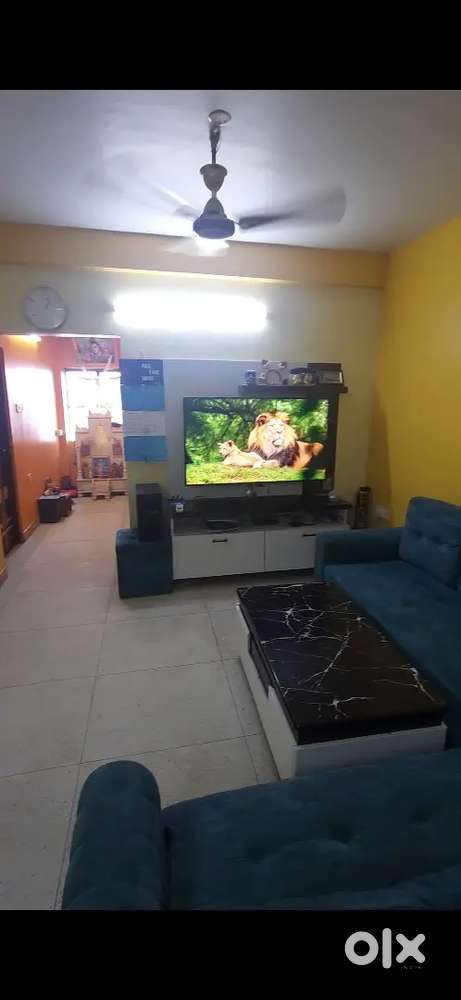 Furnished 2bhk, interior done 1 year ago.