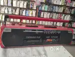 Sharp double audio cassette player  and FM radio working