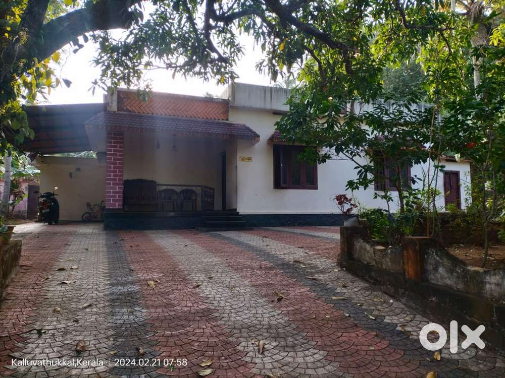 Road front property with 1500 sqfeet old house