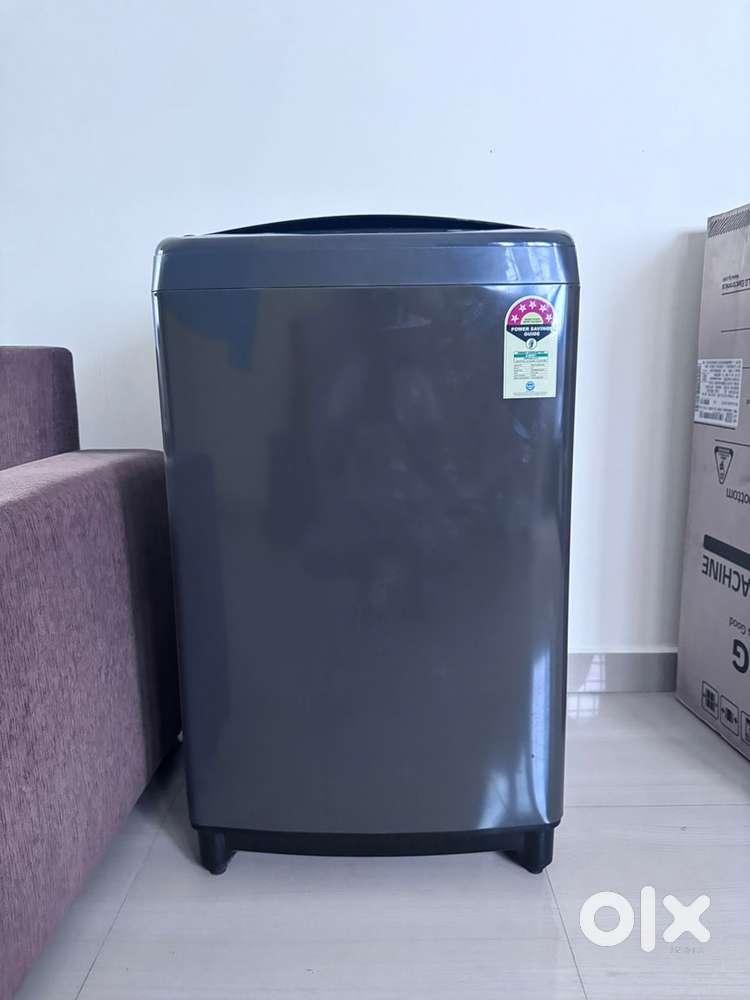 LG 8kg 5star Top Load Black