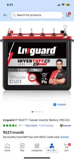 Brand new battery