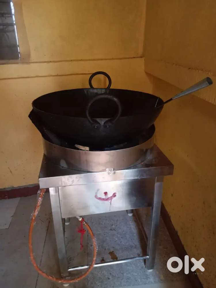 Big gas chula with kadhai set