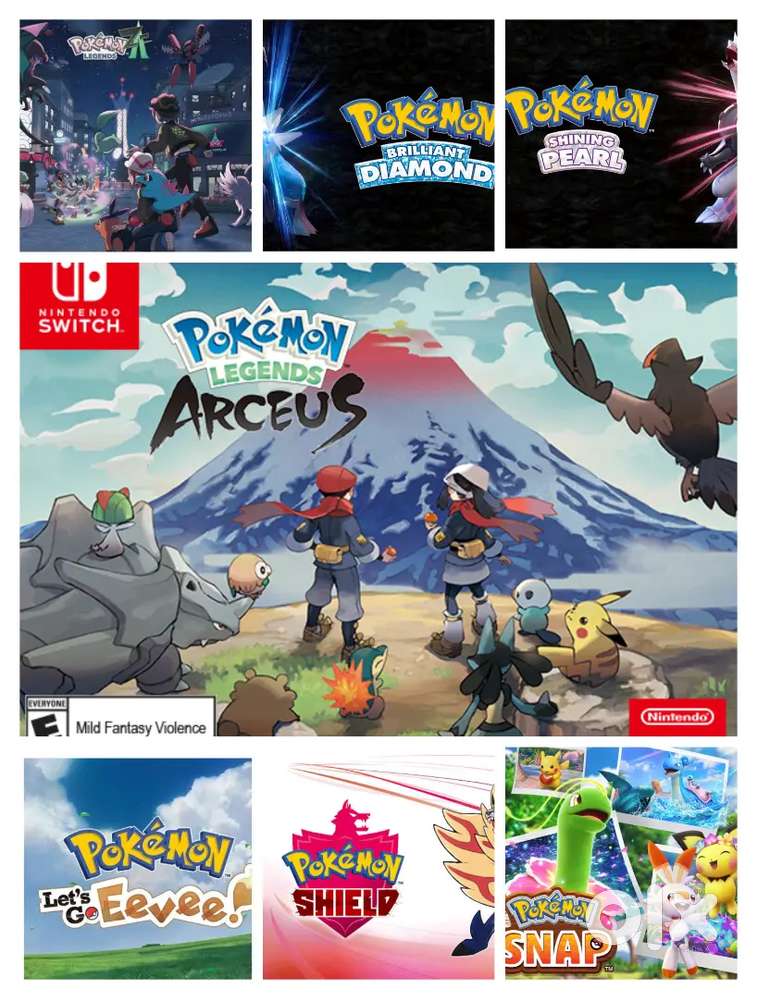 All PS4&5,Nintendo Switch Games Ghost Of Yotei,FC 26,Zelda,All Pokemon